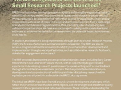 Download our first Research Newsletter here: Download our first Research Newsletter here: