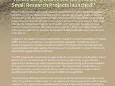 Download our first Research Newsletter here: